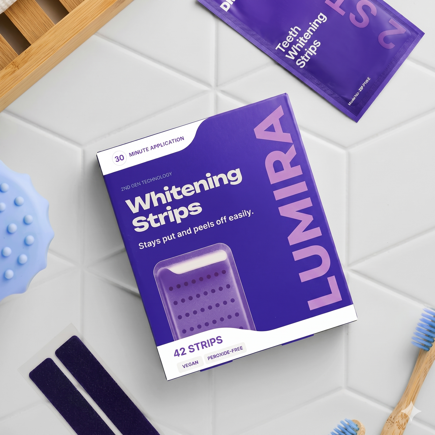 LUMIRA™- Strisce sbiancanti viola (42 Strisce)