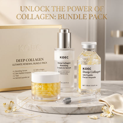 Korean Silk Collagen Ampoule The needle-free "lifting thread" ritual from Korea.