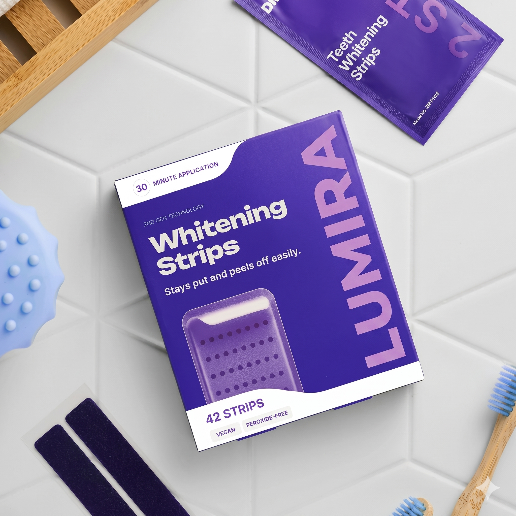 LUMIRA™- Strisce sbiancanti viola (42 Strisce)